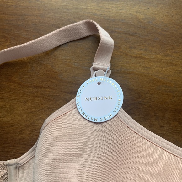 NWT Rosie Pope maternity bra 40F Underwire lightly lined nursing bra - Picture 3 of 7